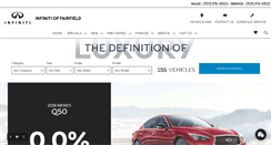 Desktop Screenshot of infinitioffairfield.com